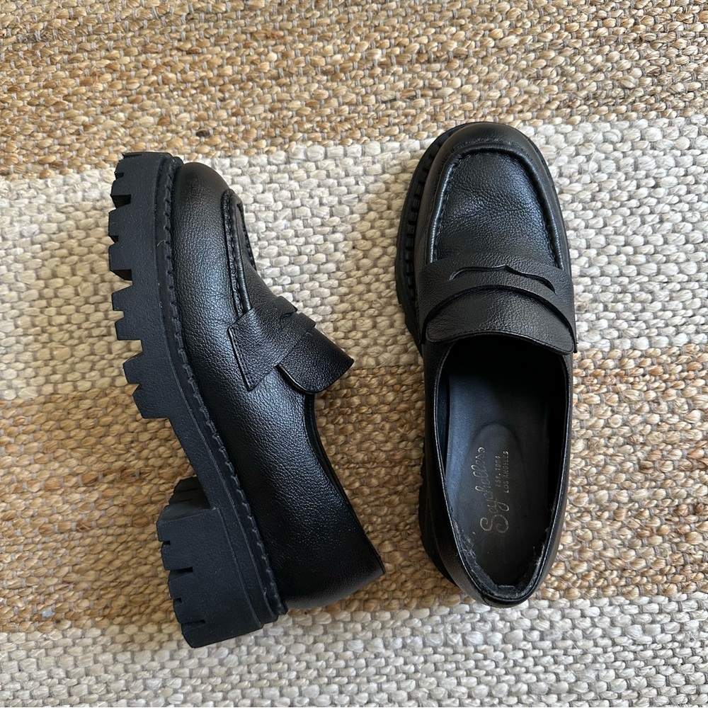 Seychelles Black Womens Loafers